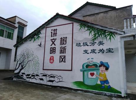  萧县墙绘是现在流行的墙体广告