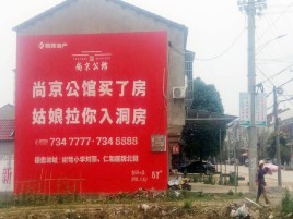  萧县墙体广告在乡镇、农村市场的媒体优势