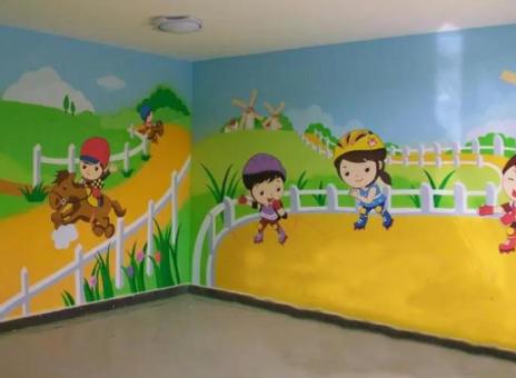  萧县幼儿园墙体彩绘制作流程及注意事项